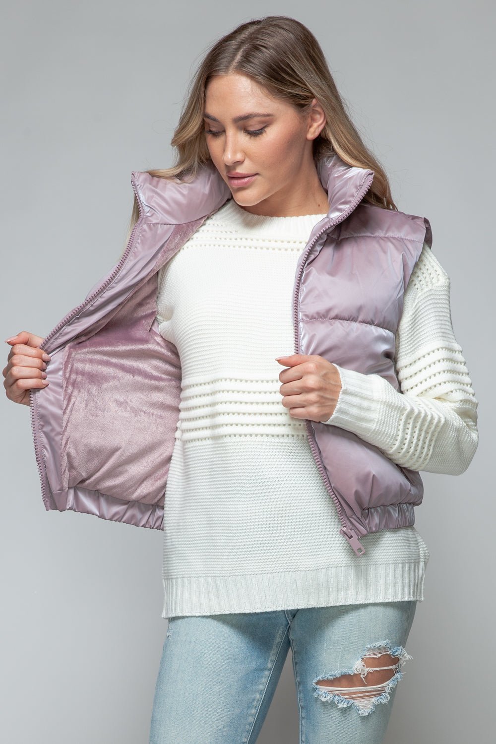 Snobbish Fine Fur Lining Quilted Vest - Happily Ever Atchison Shop Co.