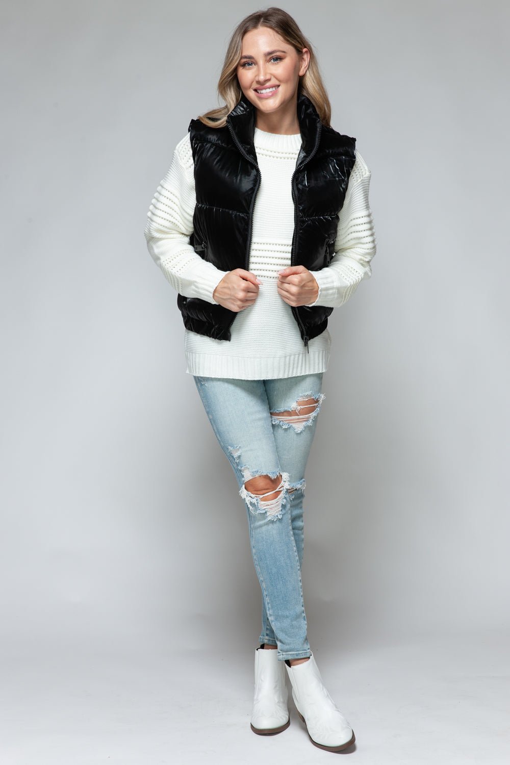 Snobbish Fine Fur Lining Quilted Vest - Happily Ever Atchison Shop Co.