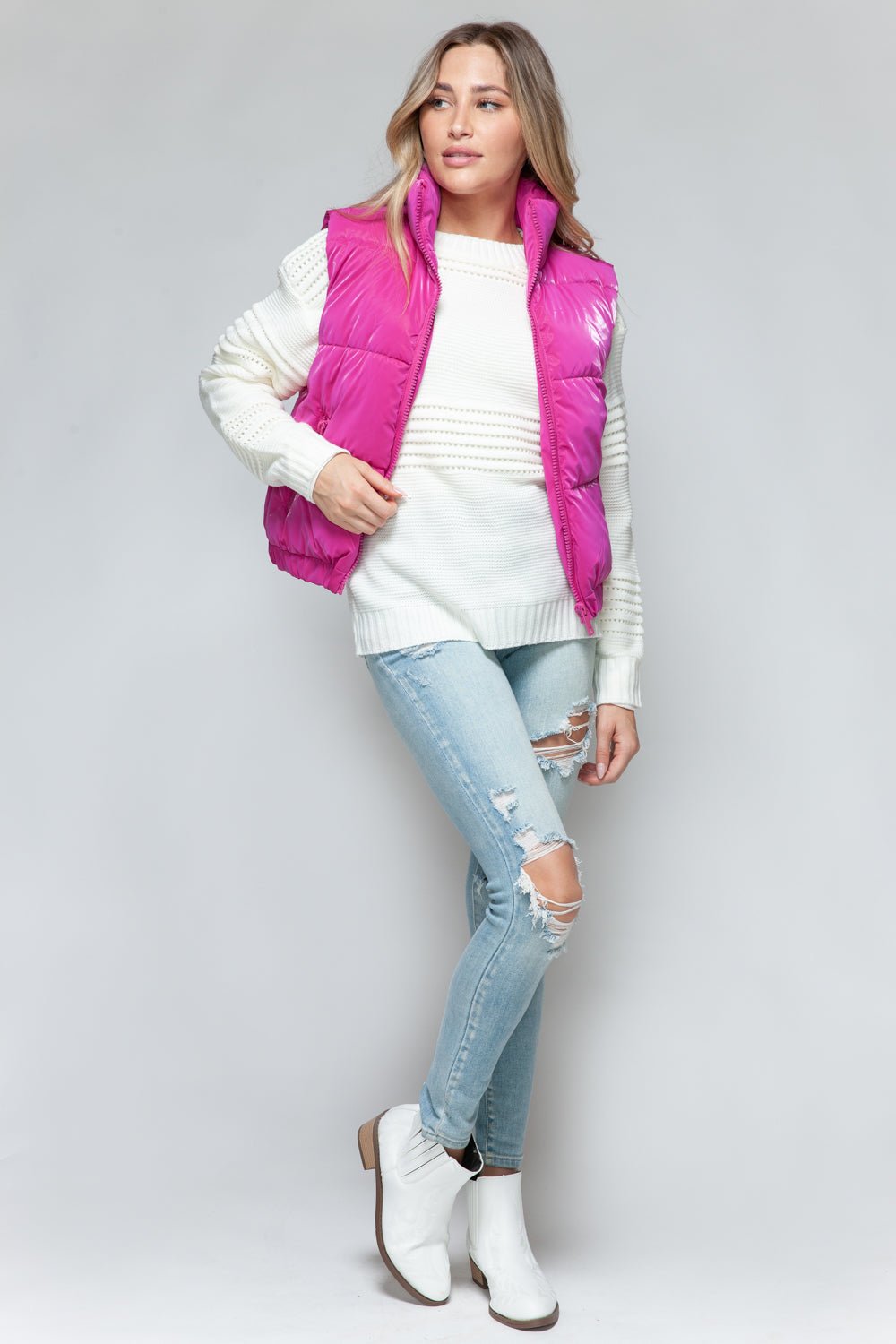 Snobbish Fine Fur Lining Quilted Vest - Happily Ever Atchison Shop Co.