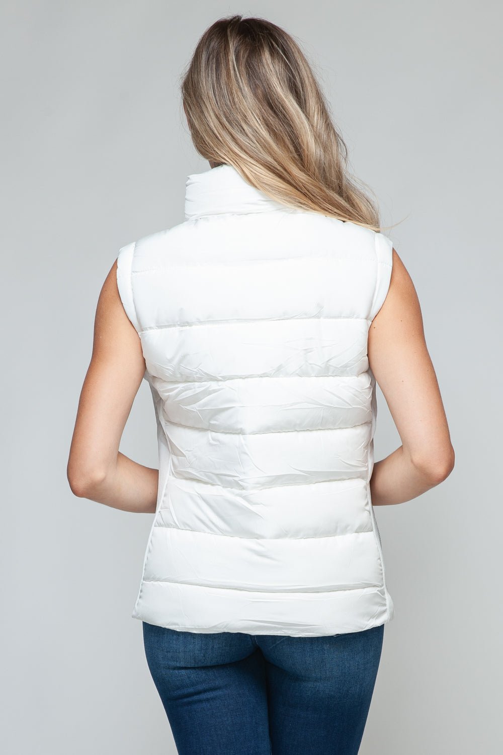 Snobbish Zip Up Turtleneck Vest with Pockets - Happily Ever Atchison Shop Co.