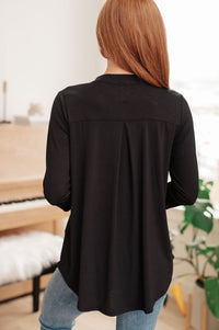 So Outstanding Top in Black - Happily Ever Atchison Shop Co.