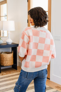 Start Me Up Checkered Sweater - Happily Ever Atchison Shop Co.