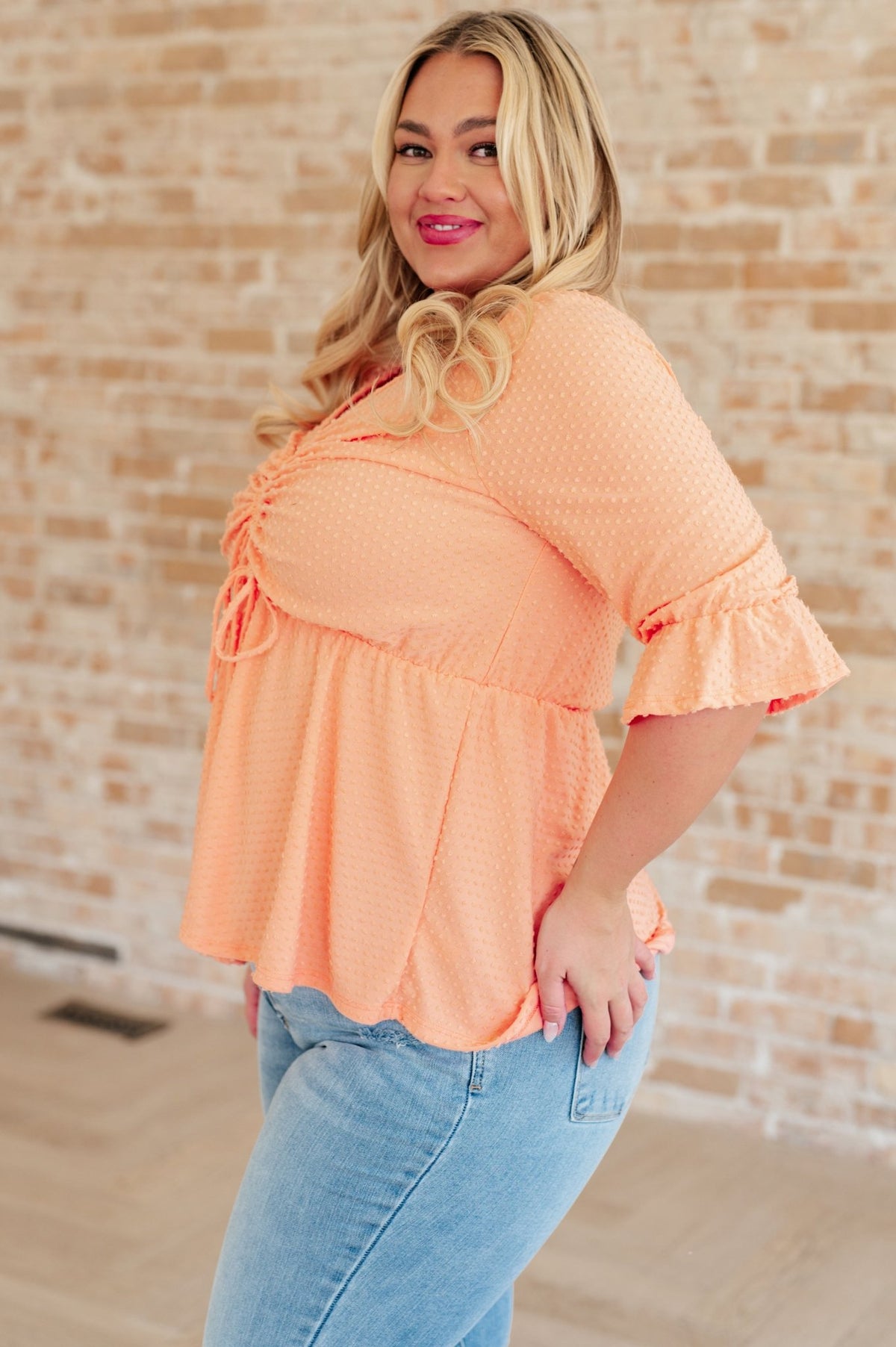 Sweet Sherbet Swiss Dot Top - Happily Ever Atchison Shop Co.