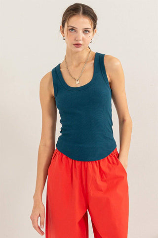 HYFVE Ribbed Scoop Neck Racerback Tank - 1985 the VAULT Boutique