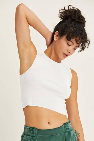 HYFVE Ribbed Knit Cropped Tank - 1985 the VAULT Boutique