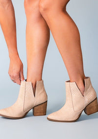 Tarim Bootie in Blush - Happily Ever Atchison Shop Co.