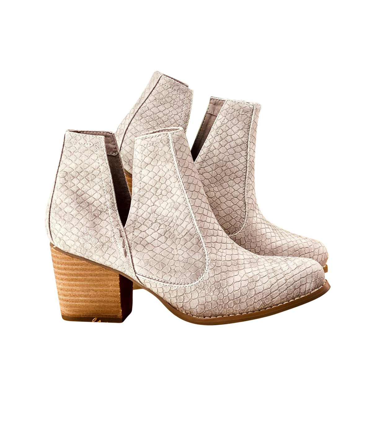 Tarim Bootie in Grey - Happily Ever Atchison Shop Co.