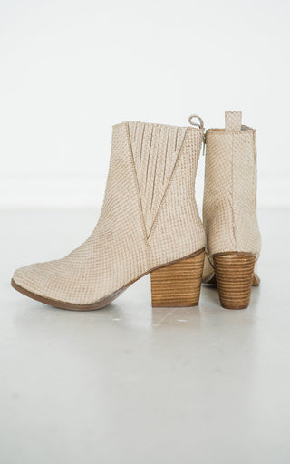 Taris Ankle Boot in Cream - 1985 the VAULT Boutique