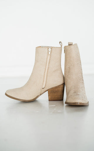 Taris Ankle Boot in Cream - 1985 the VAULT Boutique