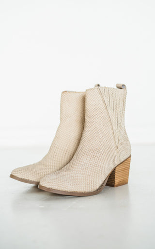 Taris Ankle Boot in Cream - 1985 the VAULT Boutique