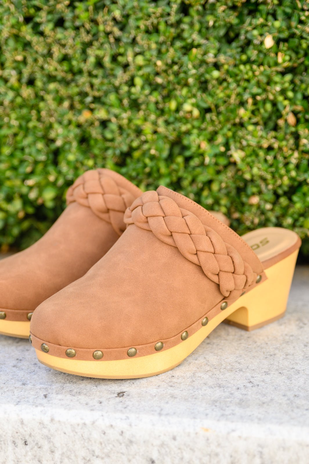 Taylor Braided Clogs In Brown - Happily Ever Atchison Shop Co.