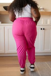 The Motive Slouch Jogger in Hot Pink - Happily Ever Atchison Shop Co.