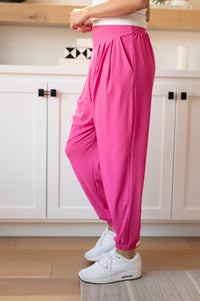 The Motive Slouch Jogger in Hot Pink - Happily Ever Atchison Shop Co.