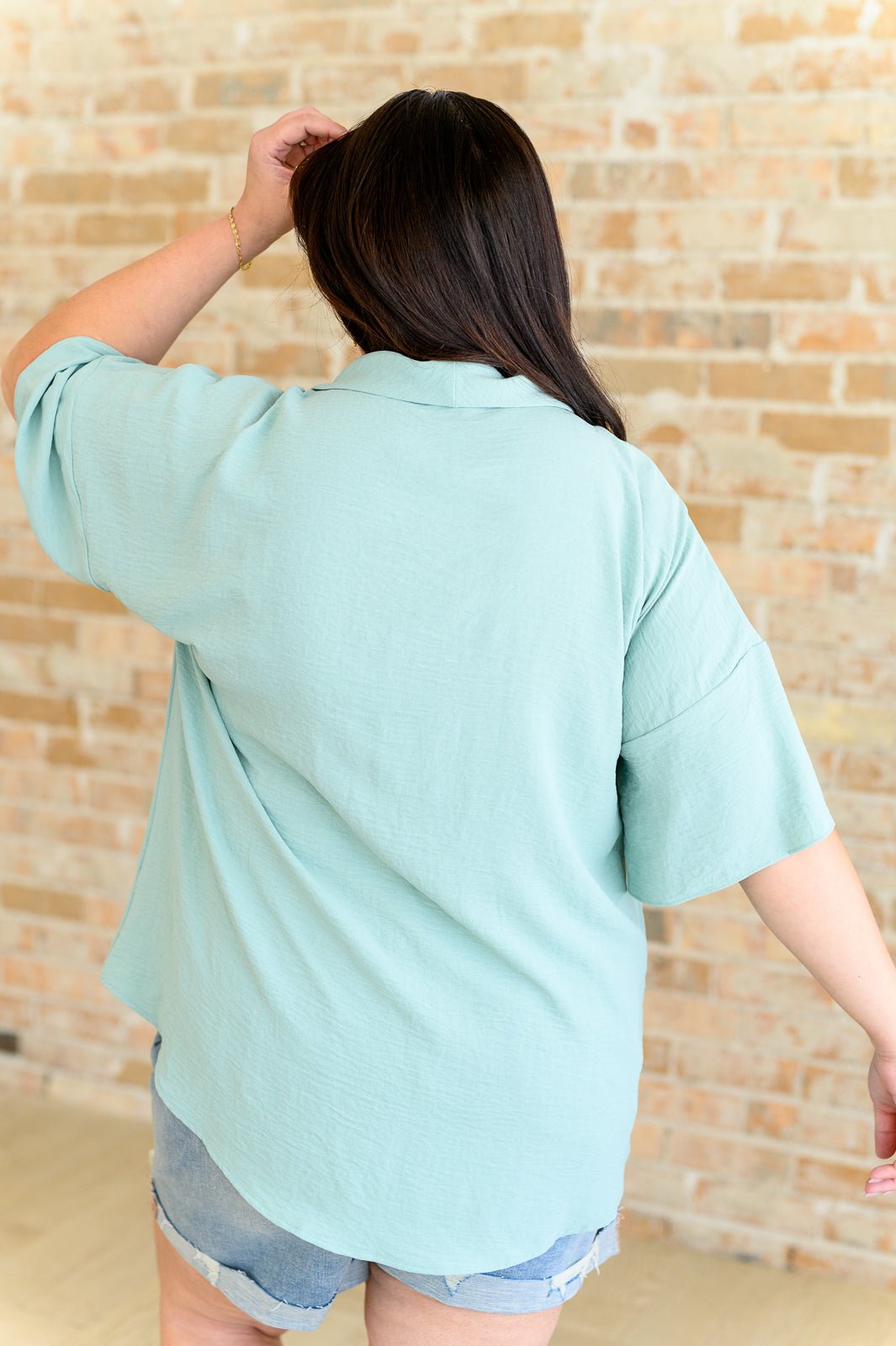 Things Are Looking Up V - Neck Top - Happily Ever Atchison Shop Co.