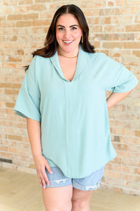 Things Are Looking Up V - Neck Top - Happily Ever Atchison Shop Co.