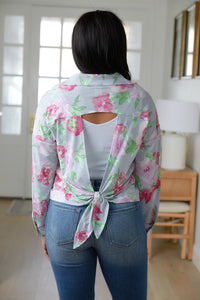 Thinking On It Open Back Floral Top - Happily Ever Atchison Shop Co.