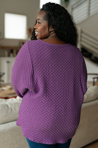 Thought It Over Textured Pullover - Happily Ever Atchison Shop Co.