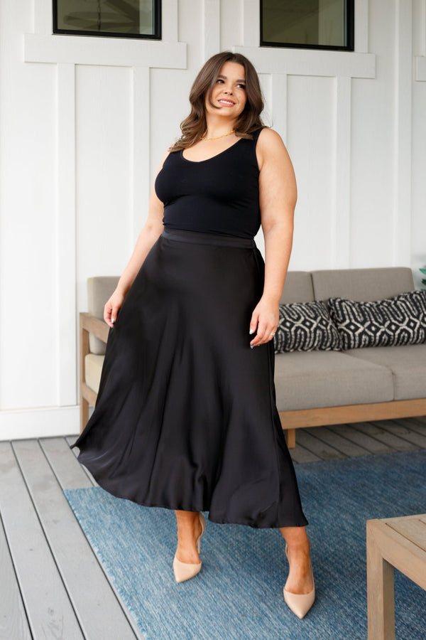 Timeless Tale Maxi Skirt in Black - Happily Ever Atchison Shop Co.