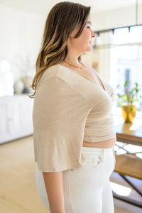 Tiny Dancer Wrapped Cropped Cardigan - Happily Ever Atchison Shop Co.