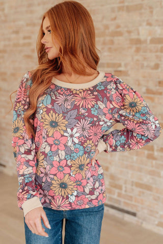 A Florists Dream Long Sleeve Pullover - 1985 the VAULT Boutique