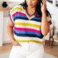 Another One V-Neck Striped Top - 1985 the VAULT Boutique