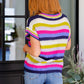 Another One V-Neck Striped Top - 1985 the VAULT Boutique