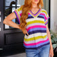 Another One V-Neck Striped Top - 1985 the VAULT Boutique