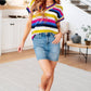 Another One V-Neck Striped Top - 1985 the VAULT Boutique
