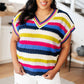 Another One V-Neck Striped Top - 1985 the VAULT Boutique