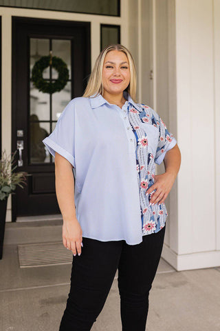 Best Of Both Worlds Button Down Top - 1985 the VAULT Boutique