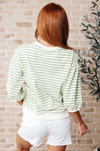 Enrichment Time Striped Top - 1985 the VAULT Boutique