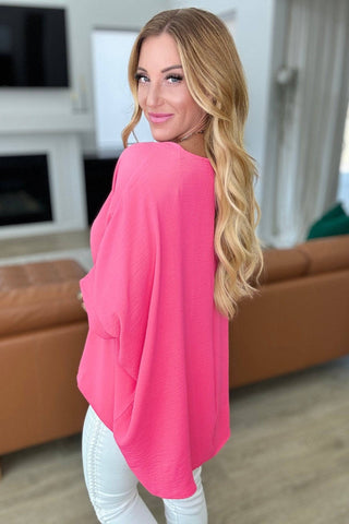 Feels Like Me Dolman Sleeve Top in Bubble Gum Pink - 1985 the VAULT Boutique