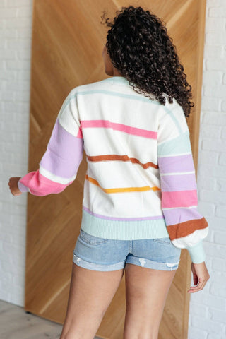 Flawless Features Striped Sweater - 1985 the VAULT Boutique