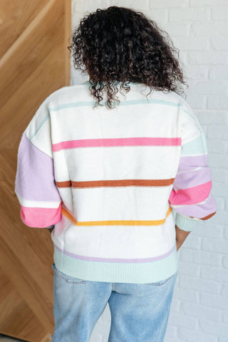 Flawless Features Striped Sweater - 1985 the VAULT Boutique