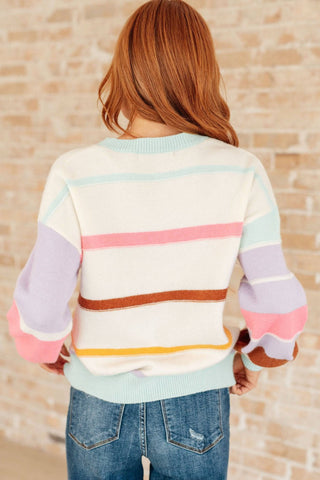 Flawless Features Striped Sweater - 1985 the VAULT Boutique