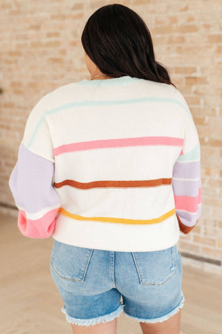 Flawless Features Striped Sweater - 1985 the VAULT Boutique