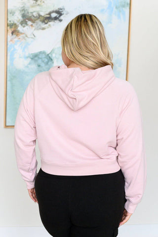 Had Me in the First Half Pullover Hoodie in Baby Pink - 1985 the VAULT Boutique