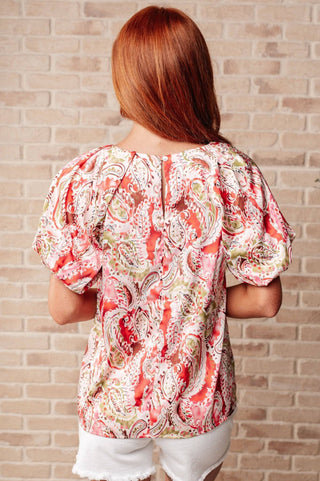 Hello, It's Me Paisley Blouse - 1985 the VAULT Boutique