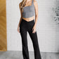 It's All About the Balance Twill Square Neck Crop Top in Titanium - 1985 the VAULT Boutique