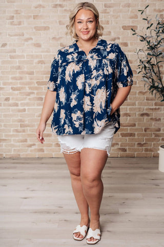 Just Coasting Floral Blouse - 1985 the VAULT Boutique