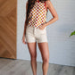Keeping Score Checkered Tank - 1985 the VAULT Boutique