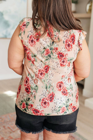 Making Me Blush Floral Top - 1985 the VAULT Boutique