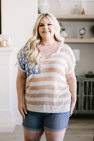 Old Glory Sleeveless Sweater - 1985 the VAULT Boutique