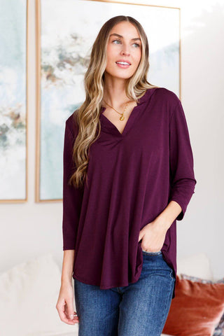 So Outstanding Top in Dark Magenta - 1985 the VAULT Boutique