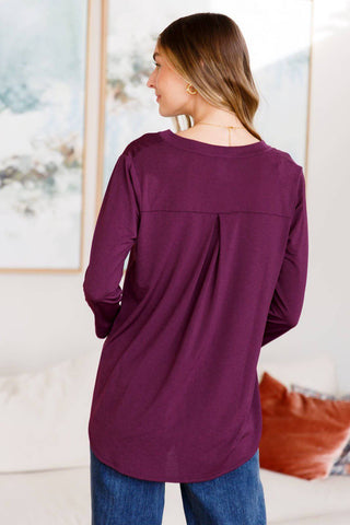 So Outstanding Top in Dark Magenta - 1985 the VAULT Boutique