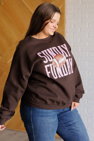 Sunday Funday Graphic Sweatshirt - 1985 the VAULT Boutique