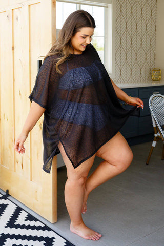 Warm Days, Cool Nights Top in Black - 1985 the VAULT Boutique