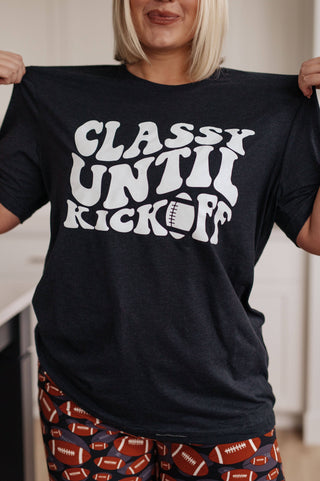 Classy Until Kickoff Tee - 1985 the VAULT Boutique