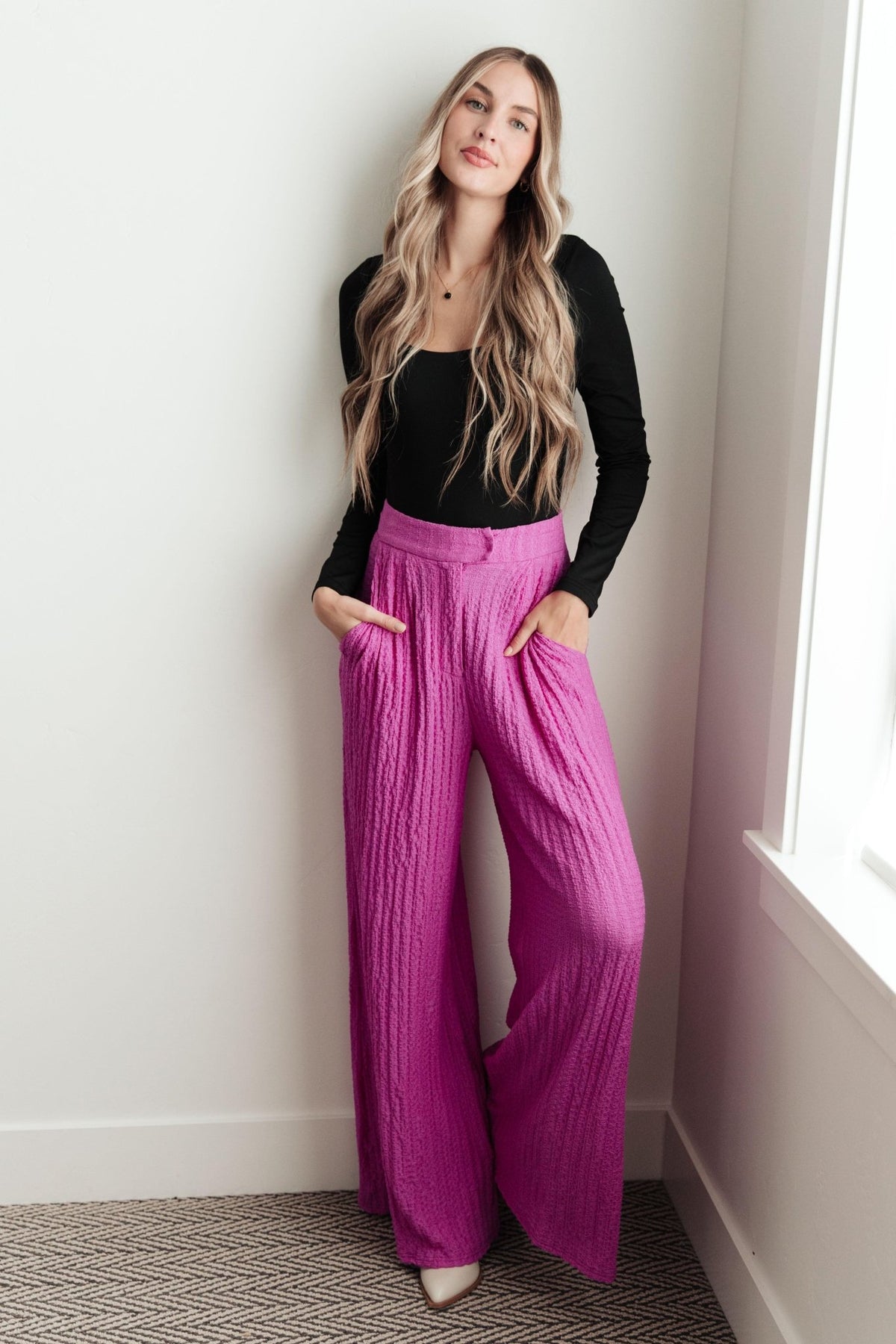 Totally Crazy Still Wide Leg Pants - Happily Ever Atchison Shop Co.