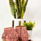 True Fringe Wedge in Blush